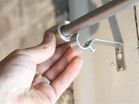 installing curtain brackets and hitting metal|easiest curtain rods to install.